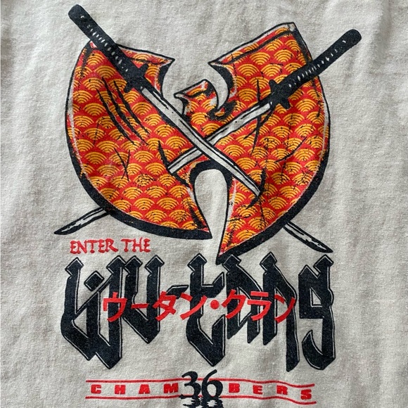 Enter the Wu-Tang clan graphic tee yxl youth kids euc 36 Chambers boys girls - Picture 6 of 8